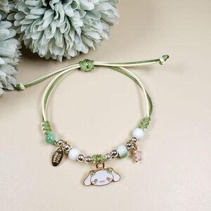 Brand New Sanrio Cinnamoroll Green & White Bracelet